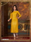 Glitter Vol 87 By Hru Straight Cut Designer Kurti Wholesale Shop In Surat